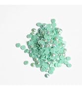 AB Round Diamond Painting Bead, AB Drill Mint Green Single Color 964, 1000PCS