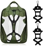 Shoe Holder for Backpack, takyu Silicone Shoe Holster with Backpack Clips for Sneaker Bag, Shoe C...