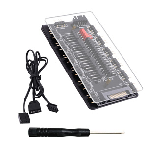 3Pin ARGB Fan Hub &amp; 4 Pin PWM Splitter