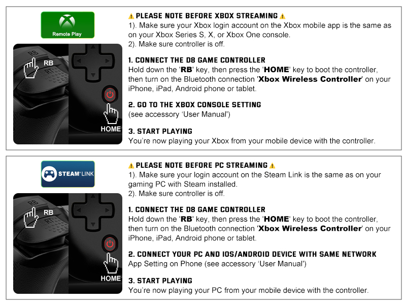 xbox phone controller