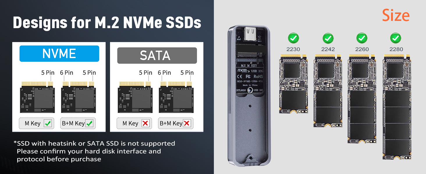 M.2 NVMe SSD Enclosure