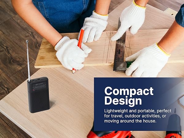 compact portable radio AM transmitter FM transmitter Radio AM/FM Radio AMFM radio personal use gift