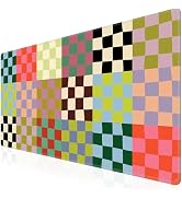 iCasso Checkered Desk Mat, Desk Matt for Desktop, Cute Desk Pad Mat, XXL Large Mouse Pad for Desk...