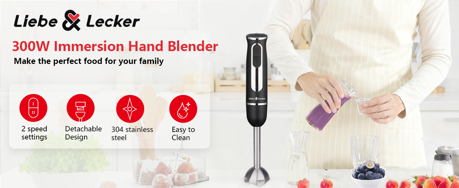 Immersion Blender Handheld