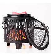 NAFANG Fireplace Wax Warmer, Metal Wax Burner for Scented Wax Melts and Tarts or Fragrance Oils, ...