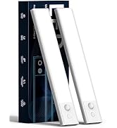 LED Under Cabinet Lighting Wireless,1500mAh USB-C Rechargeable LED Motion Sensor Light Indoor Clo...