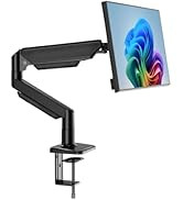 Single Monitor Stand for 13 to 32 inch Screens, Gas Spring Monitor Arm with Swivel, Tilt, Rotatio...