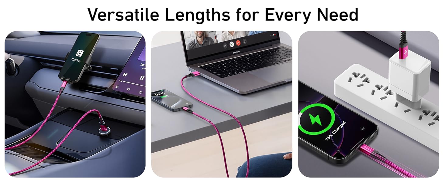 usb to usb c fast charging cable