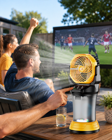 30000mAh Portable Misting Fan