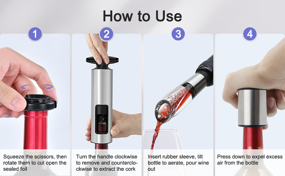 How to Use Manual Wine Opener
