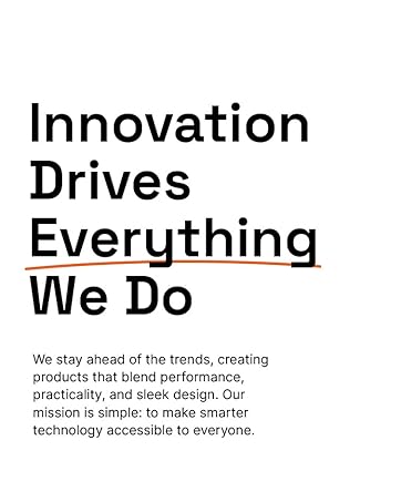 Innovation drives everything we do