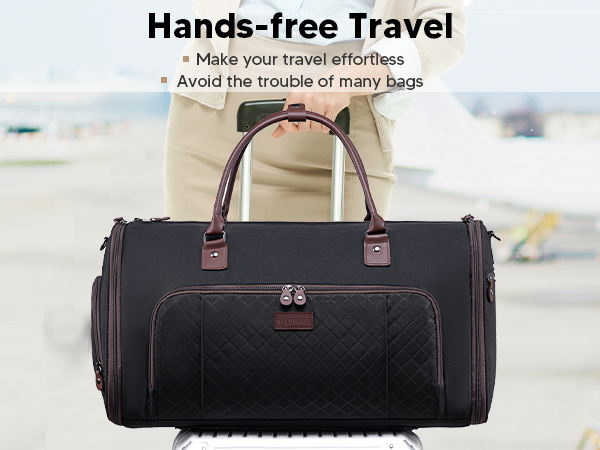 Hand-free Garment Bag