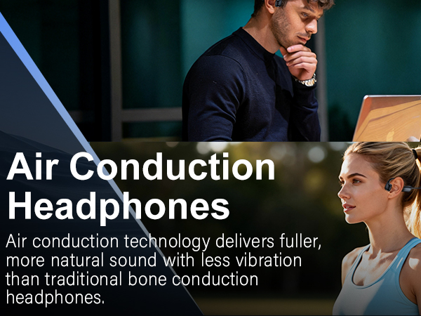 headphones wireless bluetooth open air headphones air conduction headphones