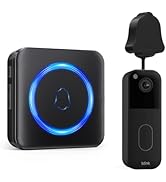 Wireless Doorbell Chime Compatible with Blink Video Doorbell (1st &amp; 2nd Gen), Indoor Plug-in Rece...