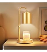 CASTLELIFE Candle Warmer Lamp with Timer &amp; Dimmer, Height Adjustable Electric Wax Melt Warmer for...