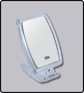 High Magnification Travel Hand Mirror - Foldable 10X &amp;amp;amp; 1X Magnifying Makeup Mirror, 3-in-1