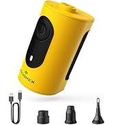 Portable Air Pump for Inflatables, 4000mAh Ultra Fast Air Mattress Pump with Advanced Heat Dissip...
