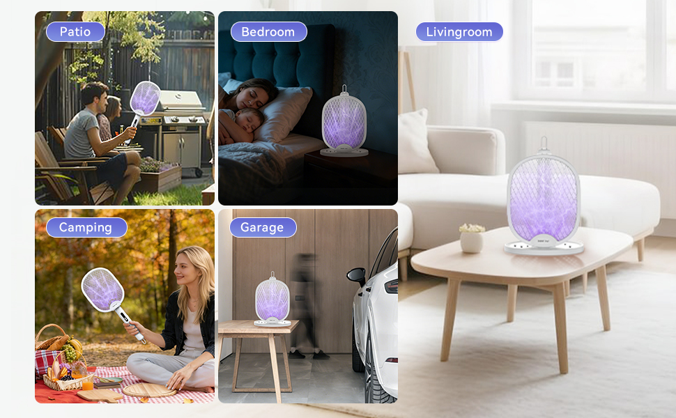 Foldable 2 in 1 Bug Zapper