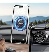 ORNARTO for Tesla Model 3/Y/Cybertruck Phone Mount Magnetic, [Overload Protection+Anti-Slip Sucti...