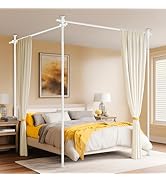 Room Divider No Drilling Curtain Rod Wall Divider for Room Separation (H)43-120×(W)72-200 inch Ad...