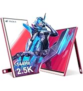 V1 Pro 16-inch (Chic Pink) - 2.5K 2560x1600 144Hz Gaming Monitor, HDR IPS Screen with FreeSync, U...