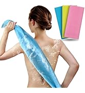 ARCH&amp;M Exfoliating Washcloth Body Scrubber Back Scrubber for Shower Japanese Beauty Washcloth Bat...