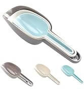 Plastic Scoops for Dry Goods - Flour Scoop, Candy Scoop, Small Scoops for Canisters - Ideal for F...