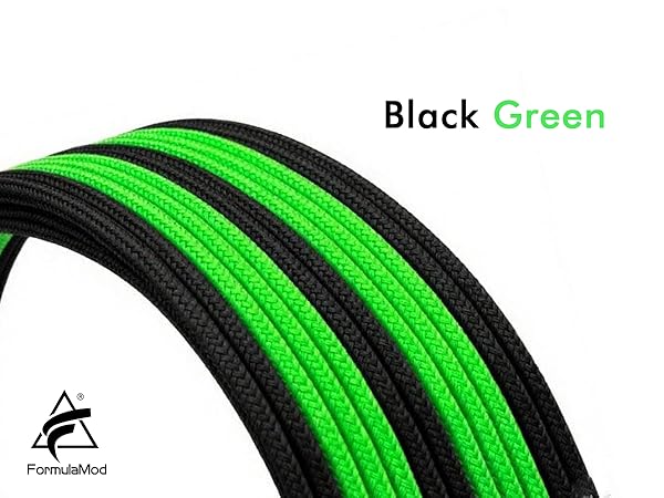 black green cable