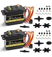 Miuzei MG996R Servo Motor Metal Gear High Speed Torque Digital Servo for RC DIY Helicopter Car Bo...