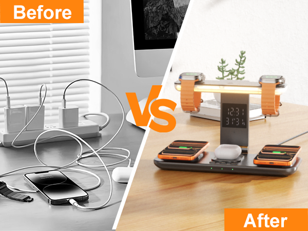 dual phone charging station