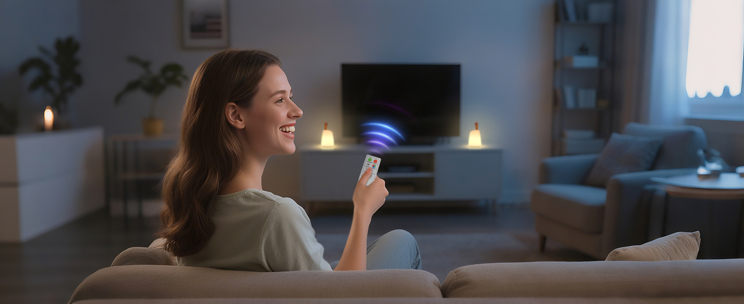 Rechargeable Table Lamp with Remote