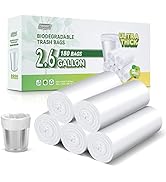 2.6 Gallon Small Trash Bags, 180 Counts Inwaysin Ultra Thick &amp; Strong Small Garbage...