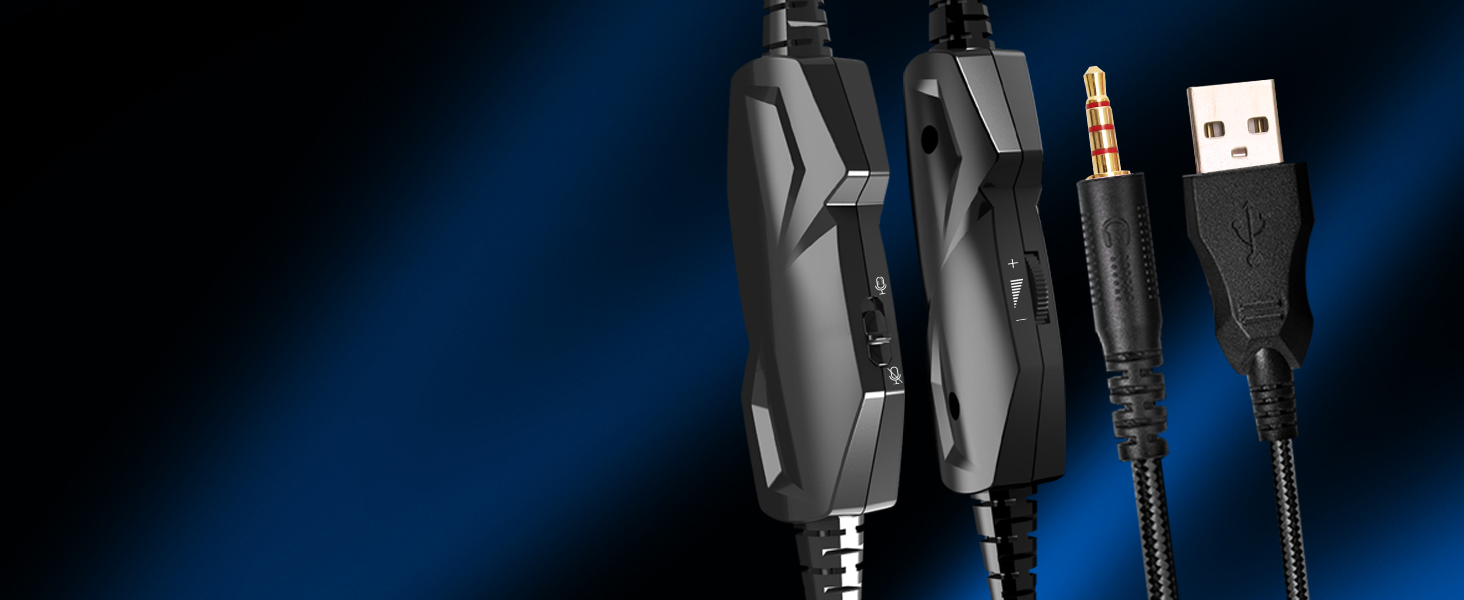 Gaming Headsets with One-Touch Volume Switch