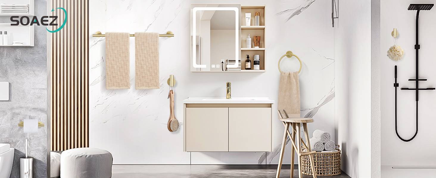 bathroom hardware set