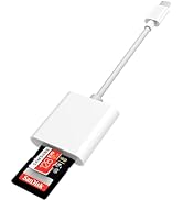 DCNETWORK USB C SD Card Reader for iPhone 15/iPad/MacBook/Mac, Dual Slot Type C Reader Supports S...