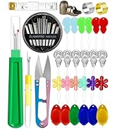 FIVEIZERO Needles Threader Kit, 24 PCS Needle Threaders for Hand Sewing, Needle Threaders for Swi...