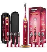Wagner Stern Ultrasonic whitening Toothbrush with Pressure Sensor. 5 Brushing Modes and 4 Intensi...