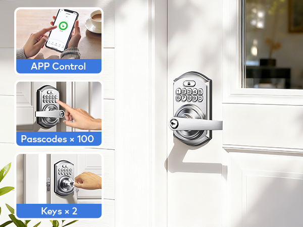 KK HOME App, passcode, or key for unlocking