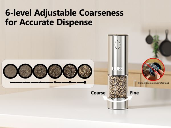 Rechargeable Pepper Grinder Mill Electric 
