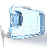 Arrow Oasis Drink Dispenser for Fridge, 2.5 Gallon - Plastic Beverage Dispenser with Spigot for E...