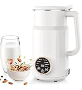 Nut Milk Maker Machine,10 in 1 Automatic Plant Based Milk Maker, 34oz Almond Milk Machine, 304 st...