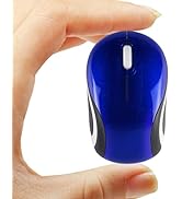 Wireless Mouse Cute Mini Computer Mouse Small Size Pocket Portable Compact Travel USB Optical Mic...