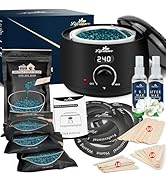 Lifestance Waxing Kit for Women &amp; Men - L2 Digital Wax Pot Warmer, Brazilian &amp; Bikini Hair Remova...