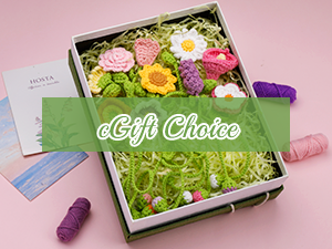 Crochet Kit for Beginners, 10 Flower Bookmarks Beginner Crochet Kit for Adults