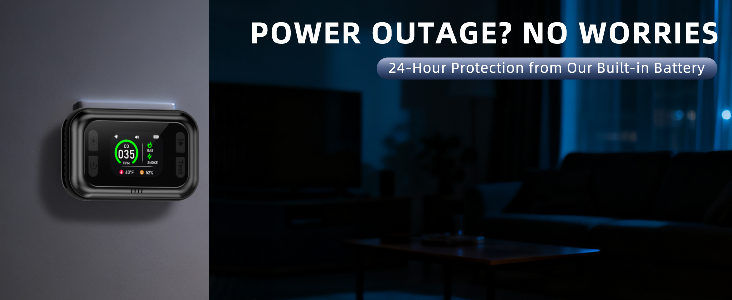 carbon monoxide and smoke detectors