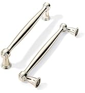 khtumeware 10 Pack Polished Nickel Cabinet Pulls 5 Inch(128mm) Hole Centers Cabinet Pulls Kitchen...