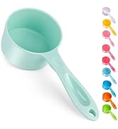 Super Design 1/2 Cup Dog Food Scoop for Container Melamine Measuring Scoop for Dogs Cats Birds an...