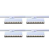 mirrea 20W Dimmable LED Array Track Lighting Heads White Painted Compatible with Single Circuit H...