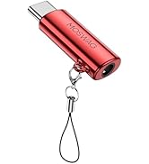 MOSWAG USB C to 3.5mm Headphone Jack Adapter, Audio Dongle, USB C to Aux Audio Zinc Alloy Adapter...