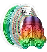 AMOLEN PETG 3D Printer Filament 1.75mm Gradient Rainbow PETG Multicolor Rainbow 1KG/2.2lb